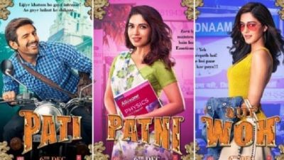 Kartik Aaryan stuck between 'Gharwali-Baharwali', 'Pati Patni Aur Woh' released in theaters today