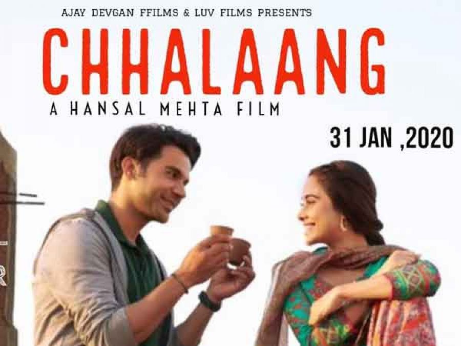 Rajkummar Rao and Nusrat Bharucha's 'Chhalaang' first poster released