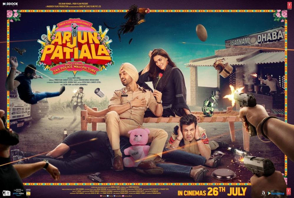 Arjun Patiala Trailer: Funny chemistry of Diljit-Kriti compels you to laugh!