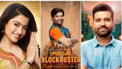 Kapil Sharma bringing 'mega blockbuster' with Rashmika and cricketer Rohit, poster released