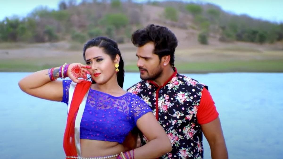 Superstar Khesari Lal Yadav romantic song with the famous actress, video gets millions of views