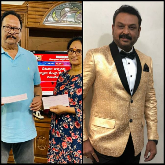 कृष्णम राजू की पत्नी ने दान किए 10 लाख रुपए
