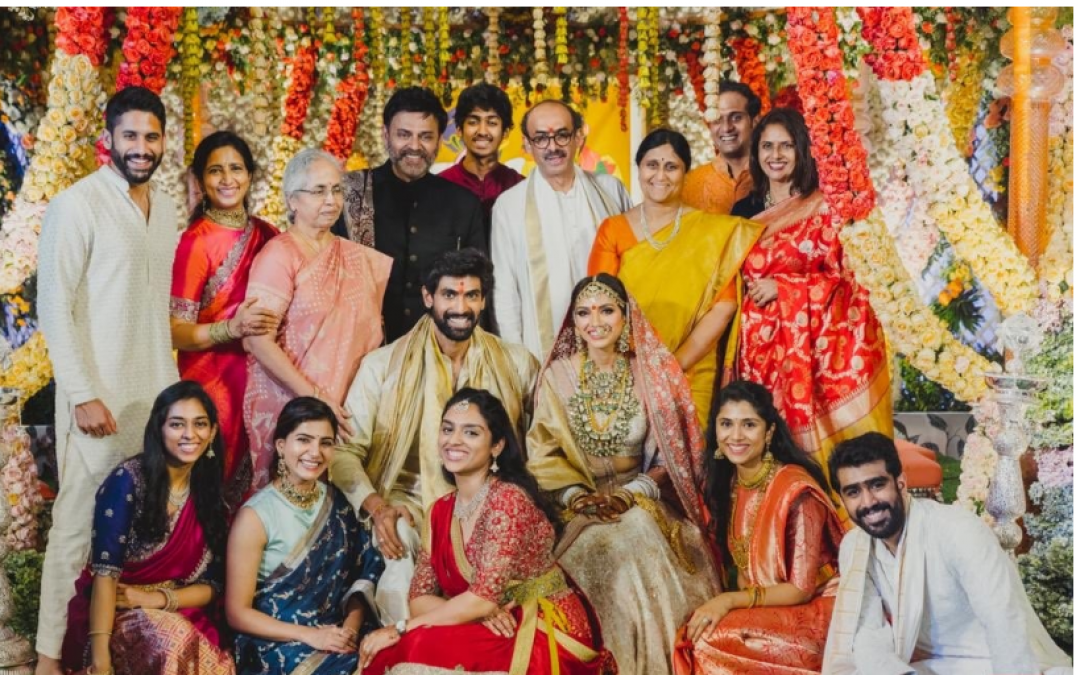 Rana Daggubati and his wife Miheeka look beautiful in wedding pictures