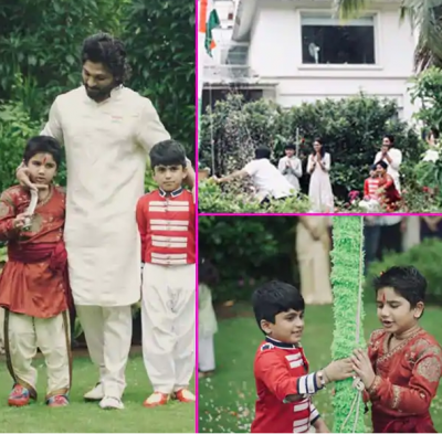 Allu Arjun's son copied 'Chiranjeevi', actor shared this amazing video