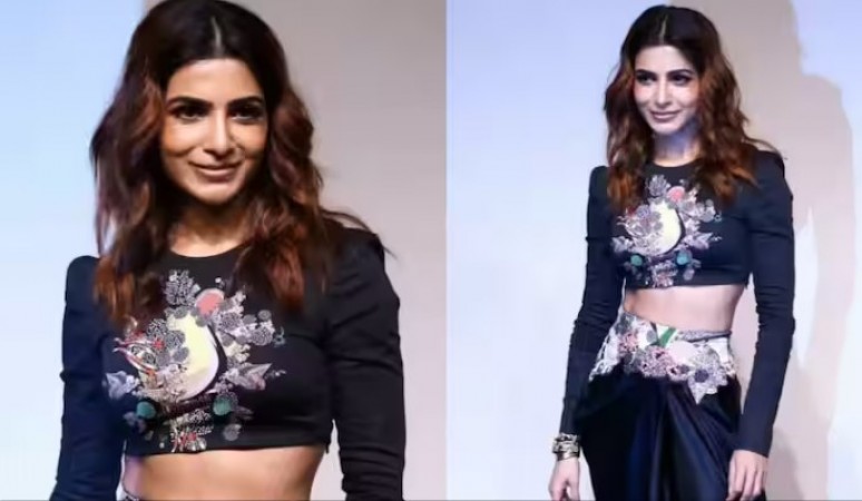 Samantha's new style on social media