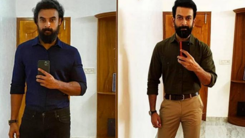 Prithviraj Sukumaran and Tovino Thomas shared mirror selfie before shooting