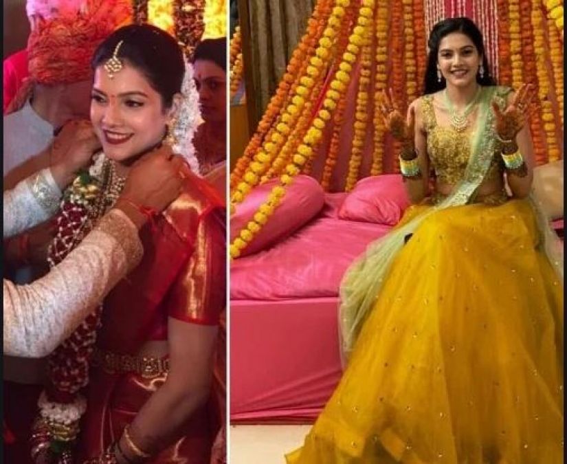 This actress wore Kanjeevaram saree at her wedding, see beautiful pictures