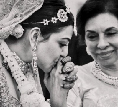 Kajal Aggarwal share cute pictures on mother-in-law's birthday