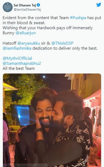 Allu Arjun's 'Pushpa' raises enthusiasm for fans as stars share these posts