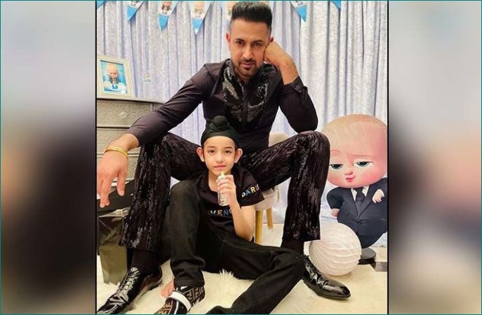 Gippy Grewal shares adorable picture with his son