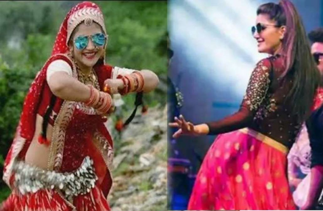 Sapna Chaudhary set the stage on fire with dance moves on the song 'Gunghat  Ki Oat', video goes viral