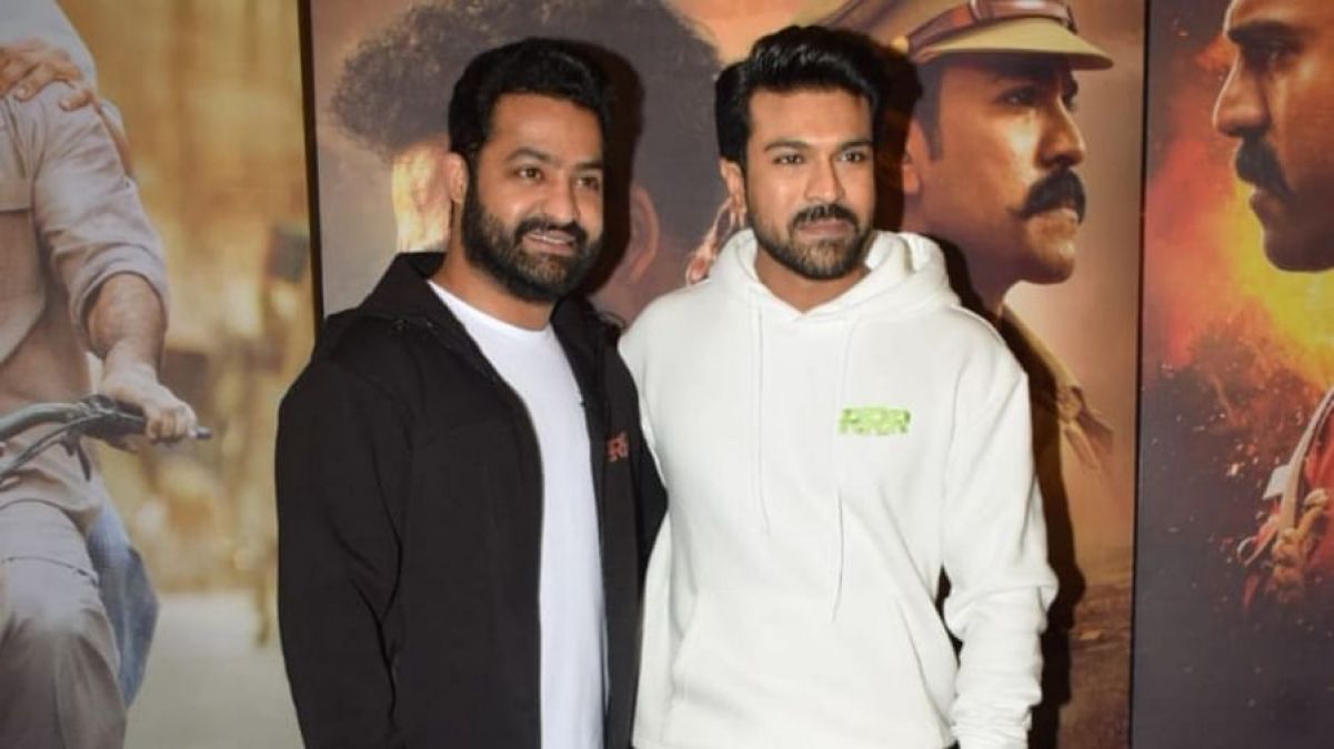 Ram Charan and Junior NTR arrive in Mumbai to promote RRR, photos revealed