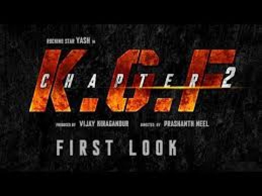 First look of most awaited film 'KGF CHAPTER 2'  released