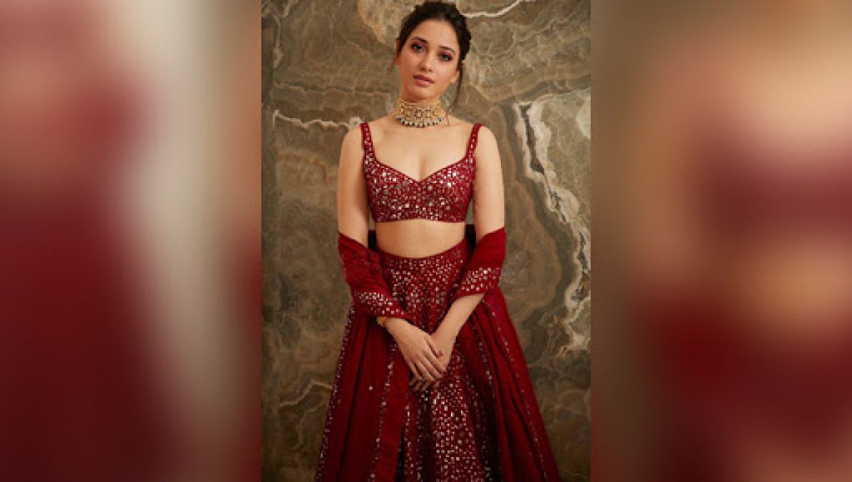 Tamannaah shared photos of her new look