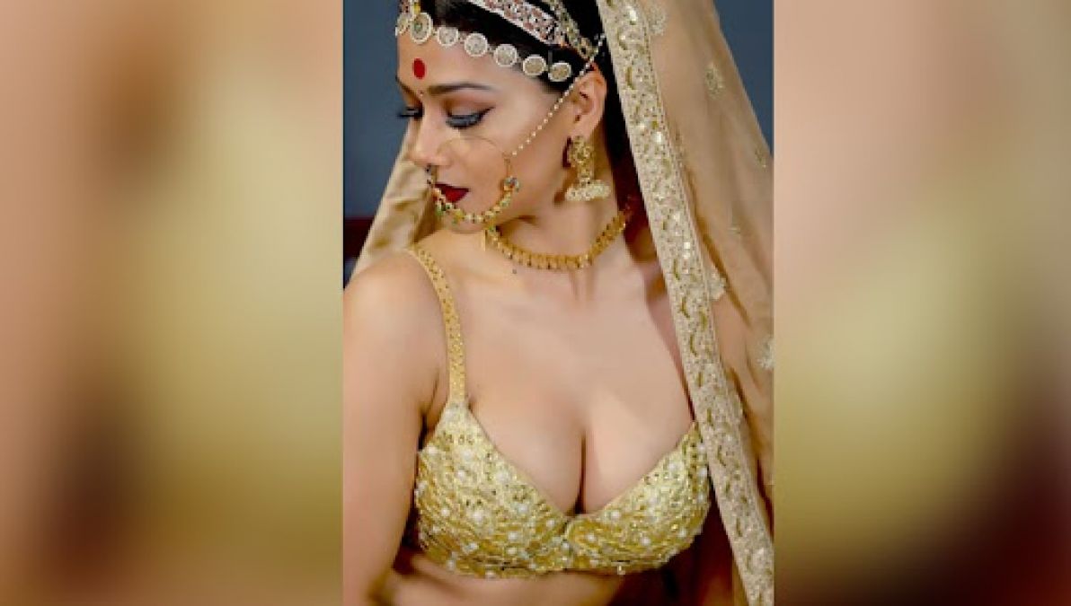 Namrata Malla stealing fans hearts in golden dress this time