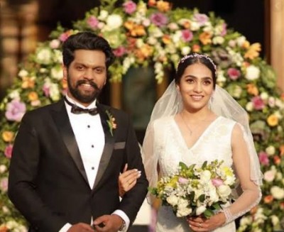 Balu Varghese and Elena Katherine married in a simple manner