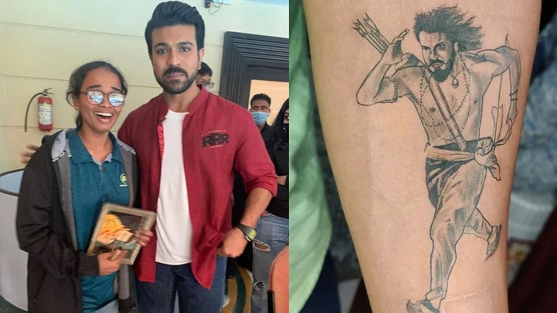 Ram Charan's fan's obsession makes everyone lose consciousness, gets actor's tattoo on hand