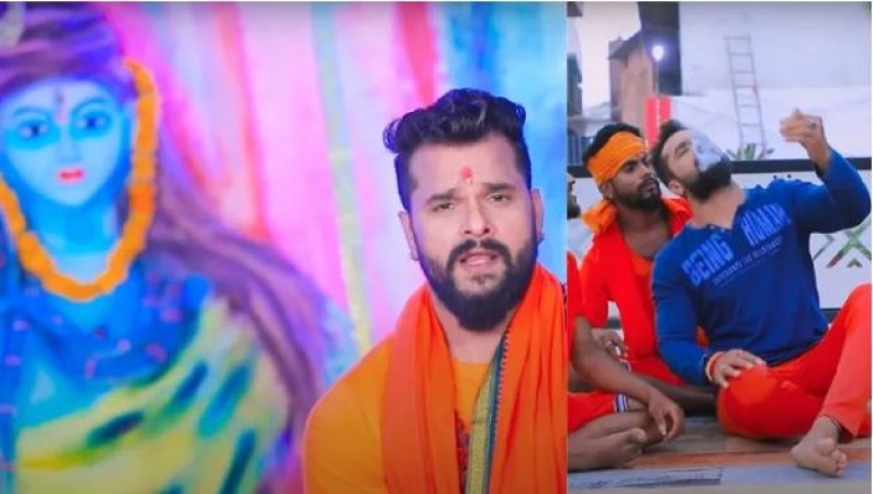 Khesari Lal Yadav's new song 'Sawan Mein Ganja Maar Ke' released. Watch