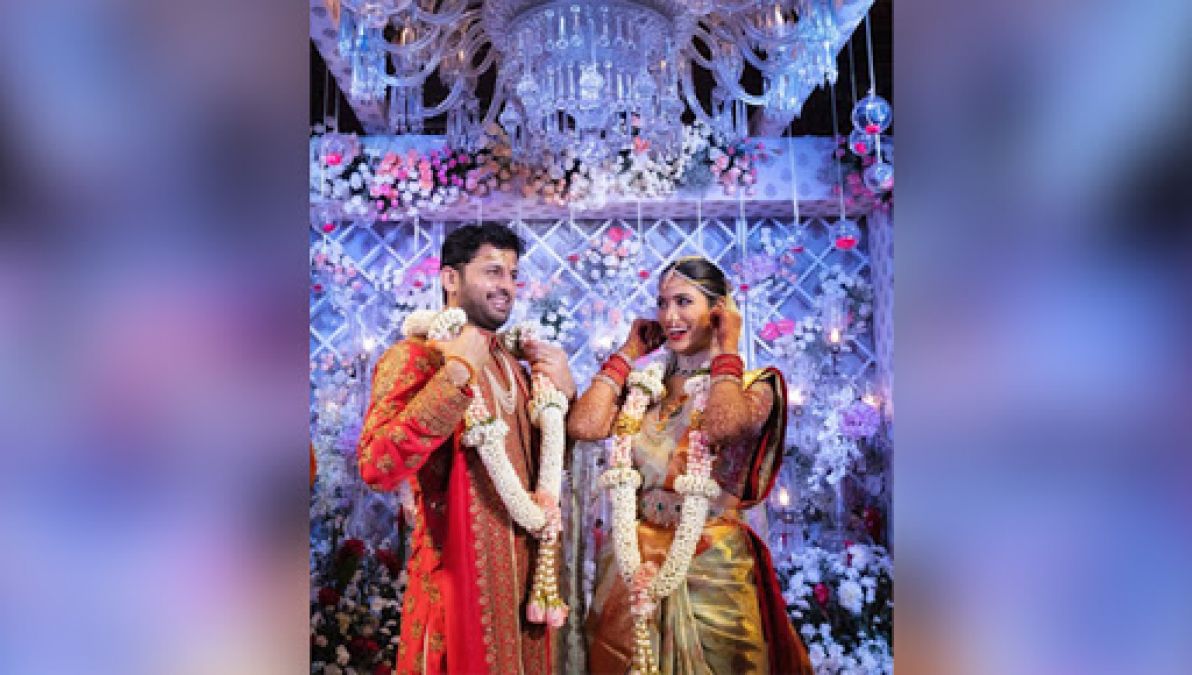 Nithin and Shalini got married in beautiful way, See pics