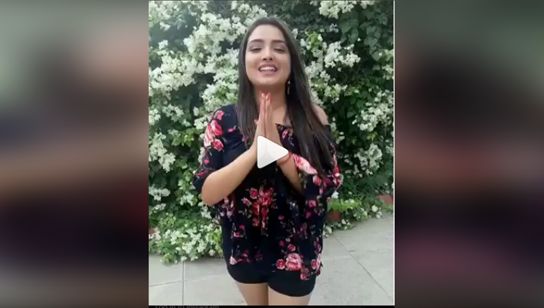 Video: अपनी अपकमिंग फिल्म के लिए आम्रपाली दुबे ने फैंस के आगे जोड़े हाथ