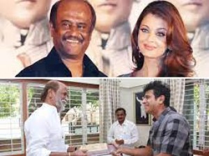 This pair can be seen on screen for the second time. Aishwarya has signed another movie with Rajinikanth