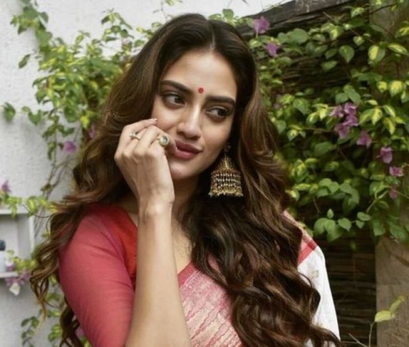 Actress Nusrat Jahan shares beautiful pictures in saree, See here