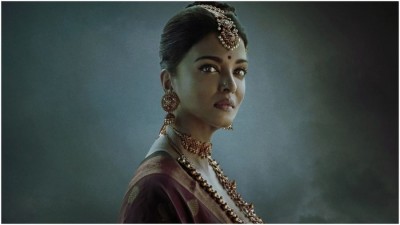 Aishwarya's new look from the film Ponniyin Selvan revealed