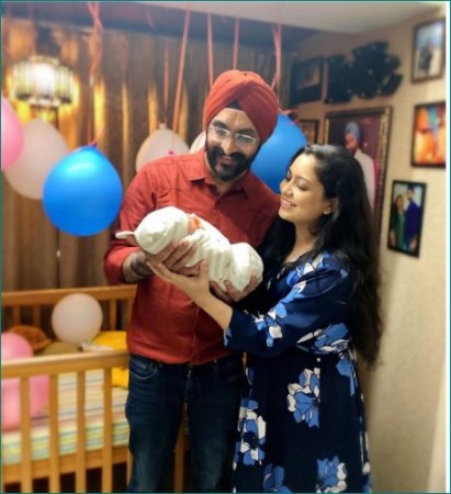 Harshdeep Kaur shares first picture of son
