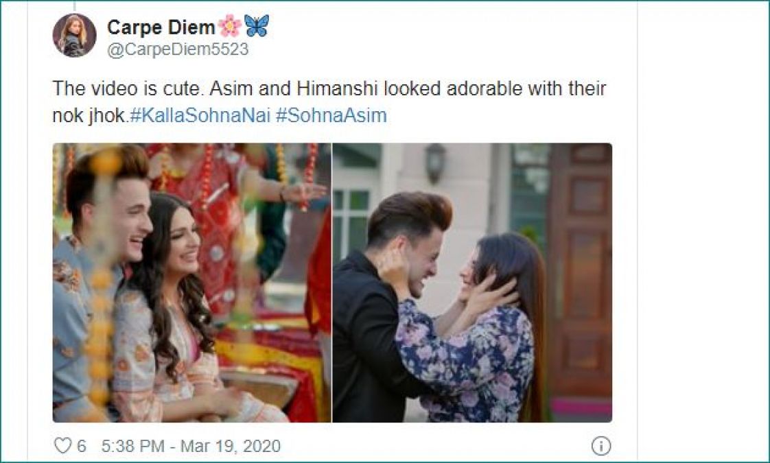 Fans happy to see Himanshi-Asim in 'Kalla Sohana Nai' says 'Supercute couple'