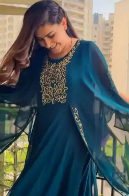 Sapna Choudhary looked ravishing in blue dress