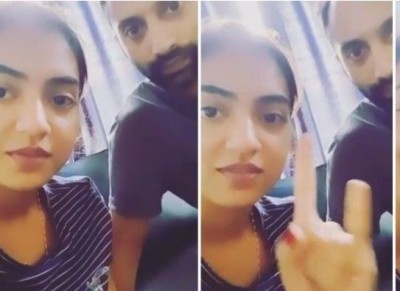 This video of Nazia with Fahd Fasil went viral