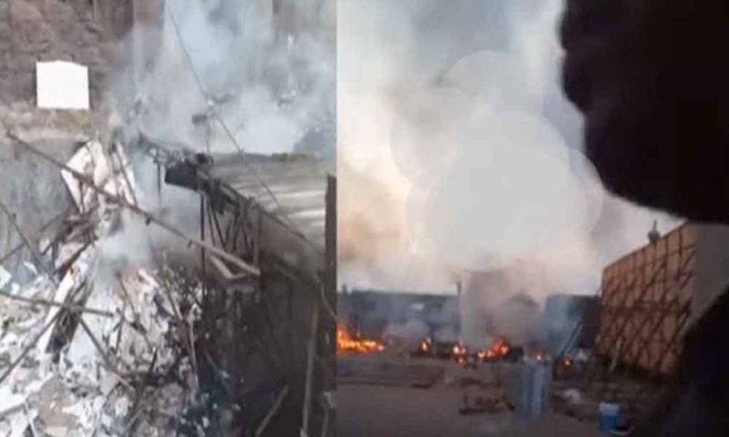 तमिल एक्टर चिरंजीवी के फिल्म सेट पर लगी आग, इतना हुआ नुकसान
