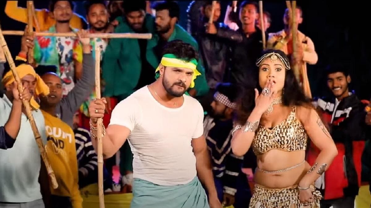 Pawan Singh and Kajal Raghavani tremendous dance on Khesari Lal's song, video goes viral