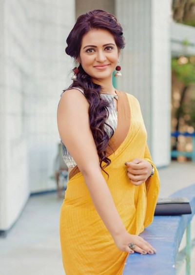 Actress Priyanka posing stylish in this photo