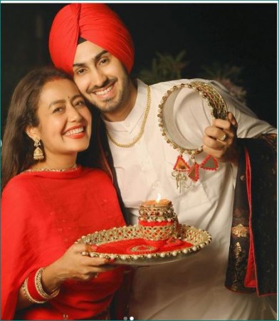 Neha celebrates first Karwachauth with her husband, share photos
