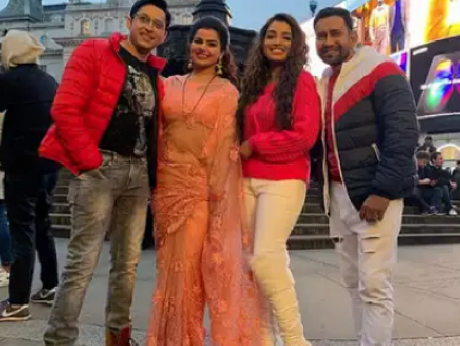 Amrapali Dubey is shooting in London, shares beautiful pictures