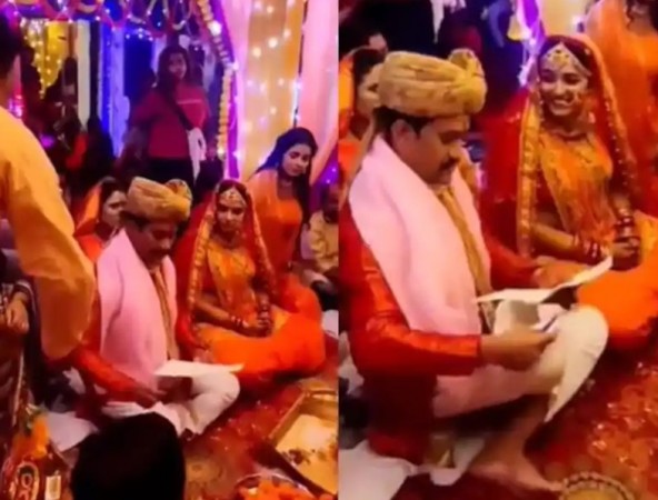 दिनेश लाल यादव ने आम्रपाली के साथ रचाई शादी..! वायरल हो गया वीडियो