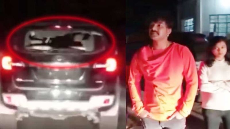 VIDEO : खेसारी के बाद पवन सिंह की जान को खतरा, एकाएक पत्थरों से हुआ हमला