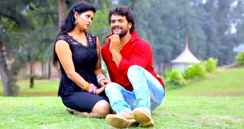 Khesari Lal angry with his girlfriend, watch video here
