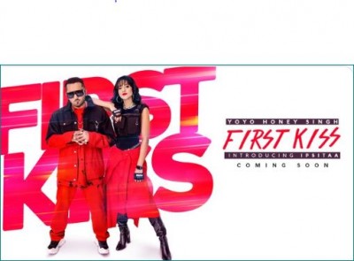 रिलीज हुआ हनी सिंह के नए गाने 'फर्स्ट किस' का पहला पोस्टर