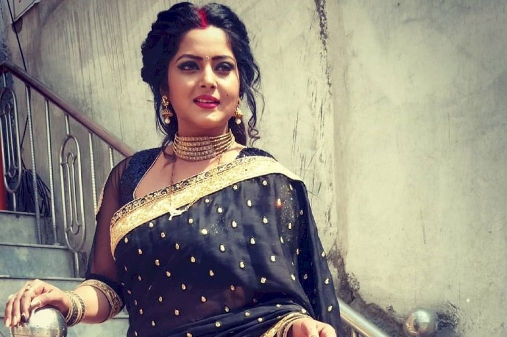 Bhojpuri actress Anjana Singh danced fiercely on this song, watch video here
