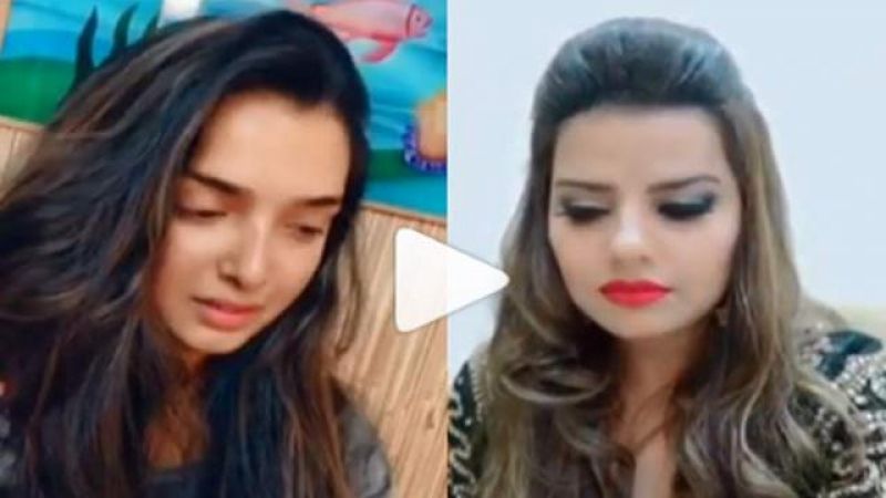 VIDEO : आम्रपाली ने पूछा मधु से ऐसा सवाल कि फुट-फुट कर रोने लगी दोनों एक्ट्रेस