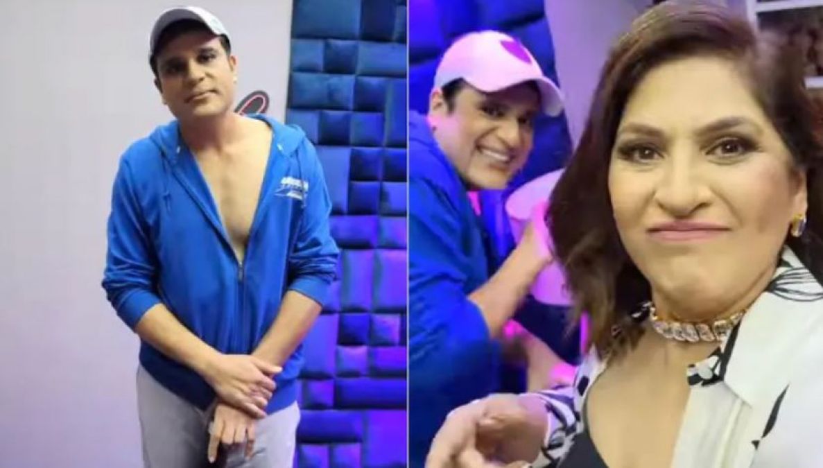 Archana slaps Krushna Abhishek in front of everyone, video went viral
