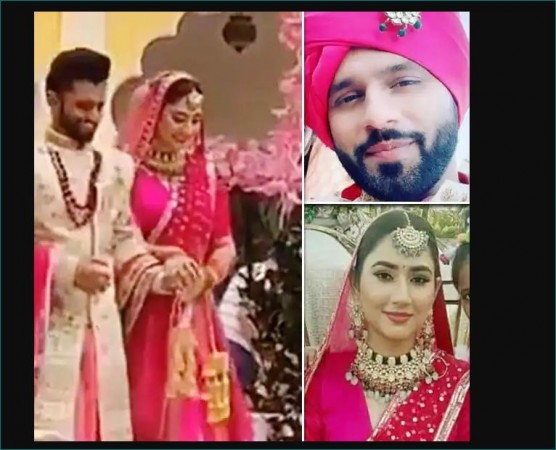 Rahul Vaidya and Disha Parmar tied to marriage bond! Photos viral