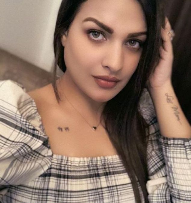 Himanshi Khurana did this during self quarantine