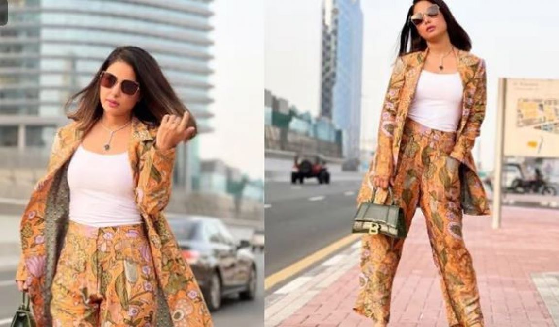 Hina Khan's Dubai look in the spotlight, fans praising fiercely