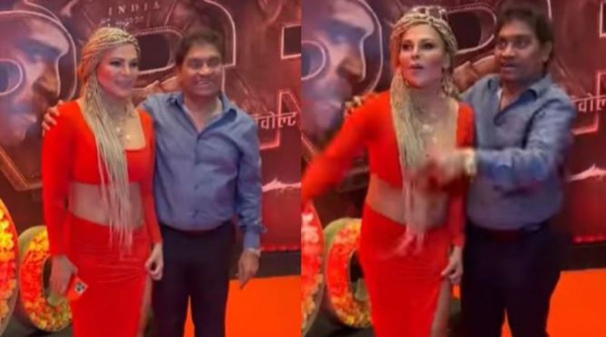 VIDEO! Rakhi Sawant's dress slipped from such a place, people kept watching