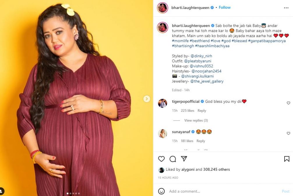 How is Bharti Singh's condition after becoming a mother, revealed herself