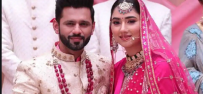 Rahul Vaidya shares first picture of his wedding!