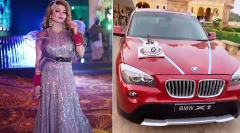 Rakhi Sawant's 'LOVE' gifted 'BMW car', revealed this herself by sharing the video